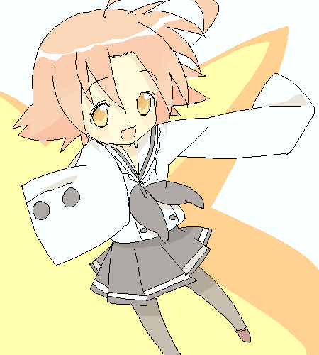 kogami akira, lucky star, lowres, tagme, 00s, school uniform, serafuku
