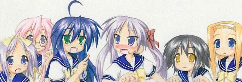 takara miyuki, lucky star, tagme, 00s, school uniform, serafuku