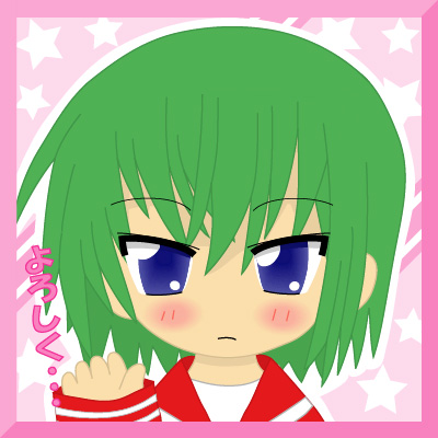 iwasaki minami, lucky star, lowres, 00s, 1girl, school uniform
