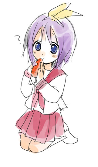 hiiragi tsukasa, lucky star, tagme, 00s, school uniform, serafuku