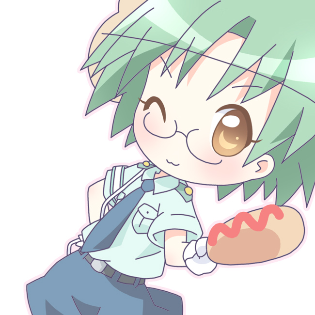 narumi yui, lucky star, tagme, 00s, glasses