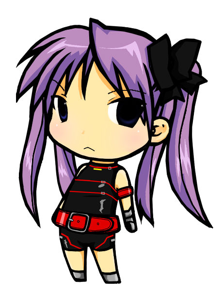 wara inu, fate testarossa, fate testarossa (sonic form), hiiragi kagami, lucky star, lyrical nanoha, mahou shoujo lyrical nanoha, light purple hair, 1girl, cosplay, crossover, fate testarossa (cosplay), female focus, solo