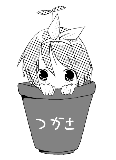 hiiragi tsukasa, lucky star, tagme, 00s, monochrome, sketch