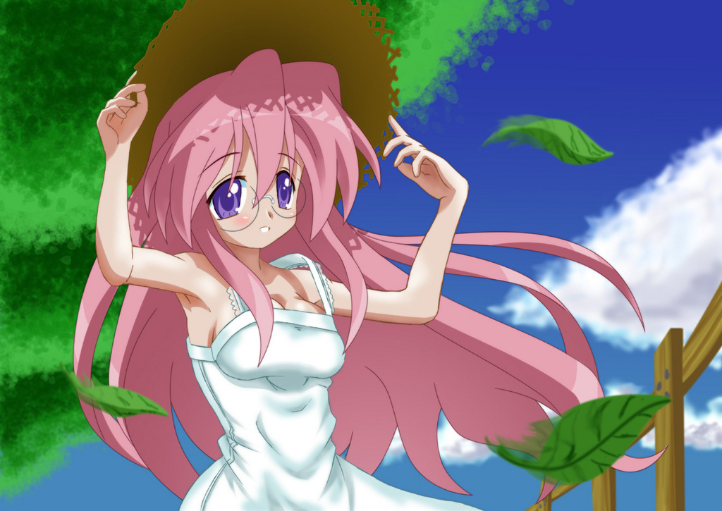 takara miyuki, lucky star, tagme, 00s, glasses