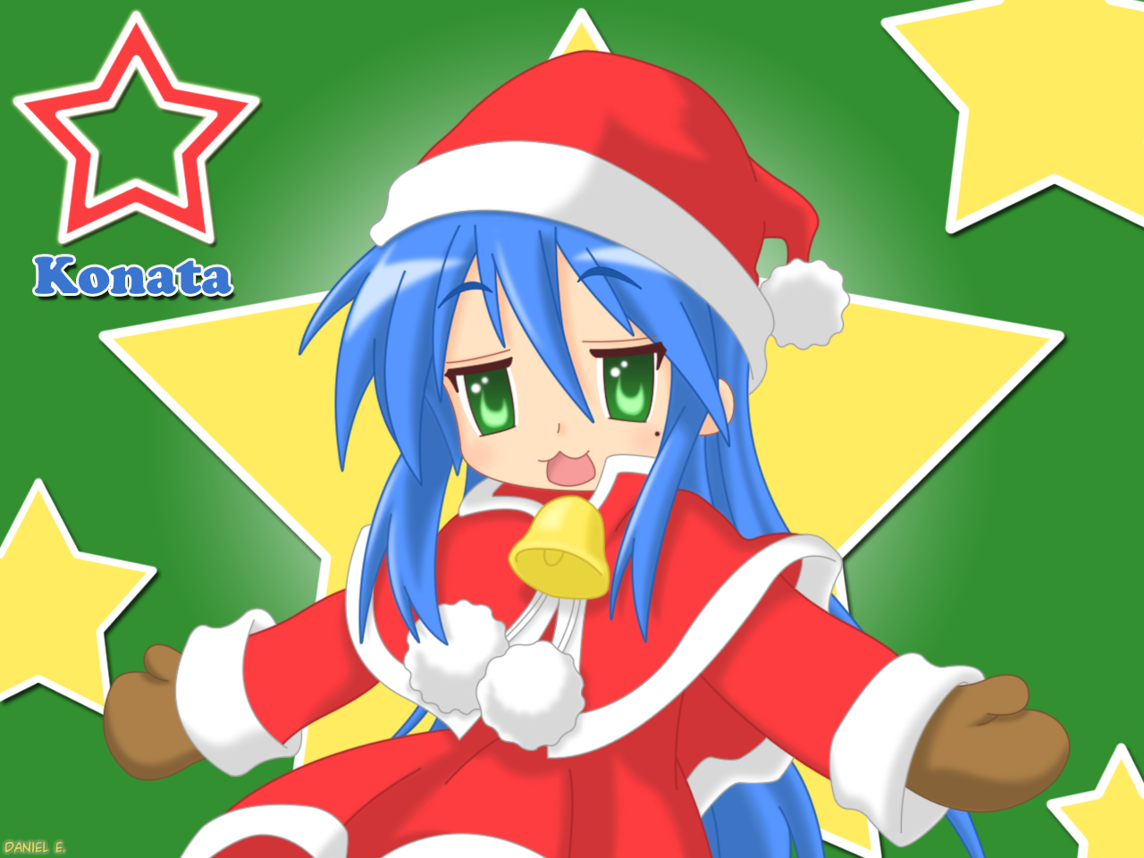 izumi konata, lucky star, tagme, 00s, christmas