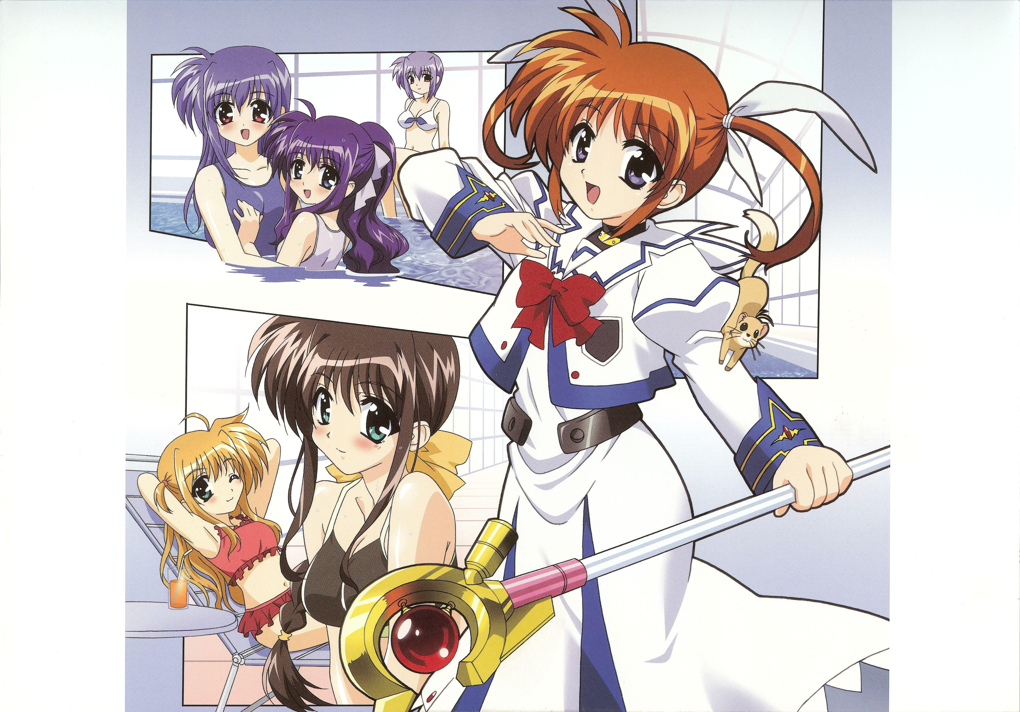 lyrical nanoha, mahou shoujo lyrical nanoha, absurdres, highres, tagme, 00s