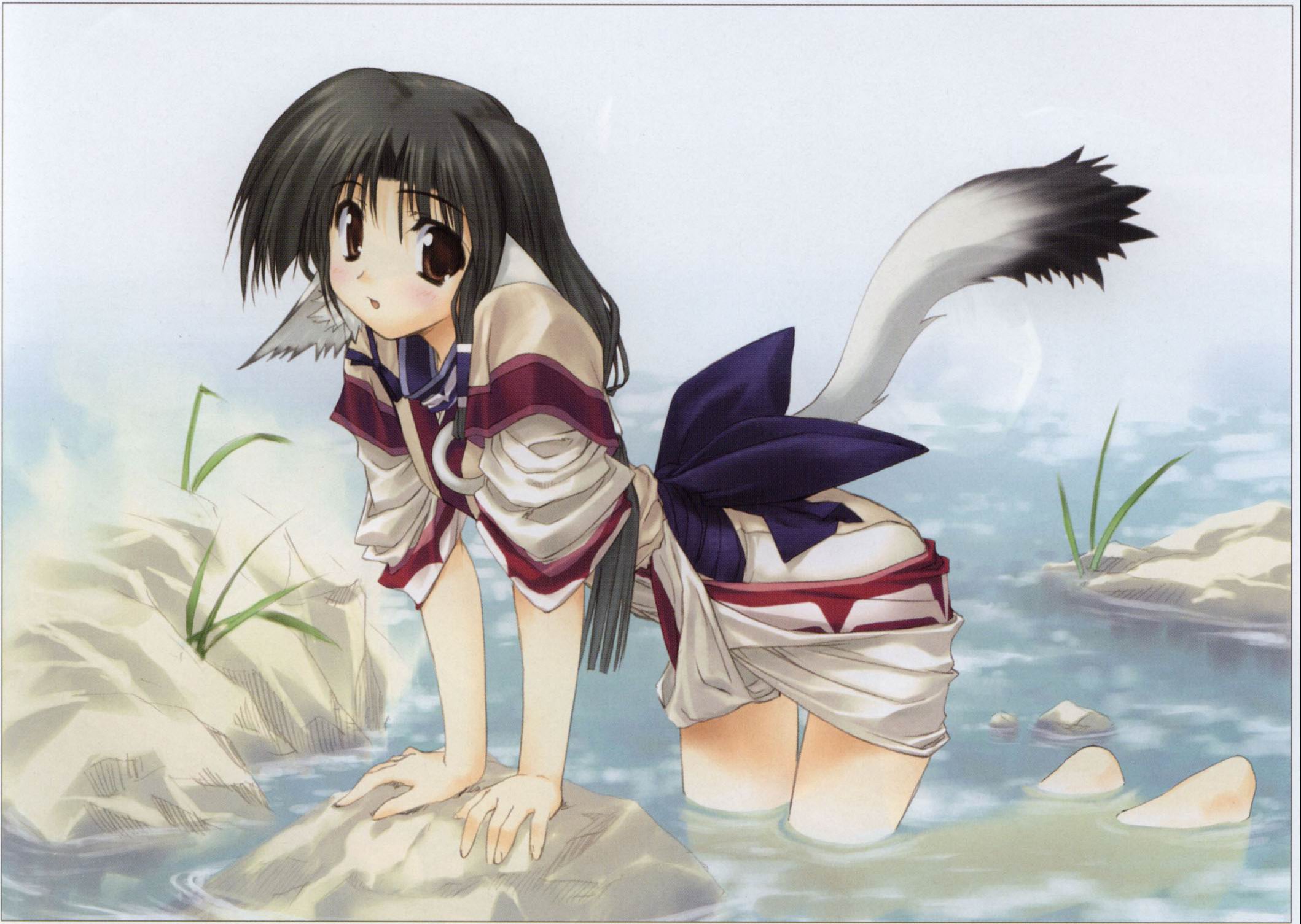 eruruu, utawarerumono, highres, tagme, 00s, tail