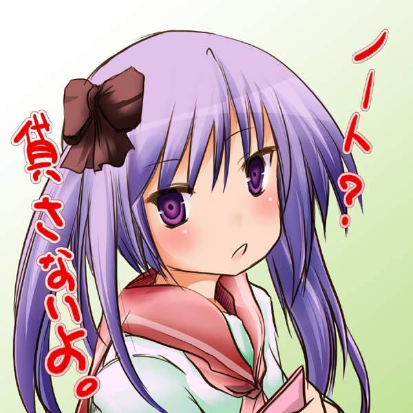 ruku (alicecreation), hiiragi kagami, lucky star, tagme, 00s, school uniform, serafuku