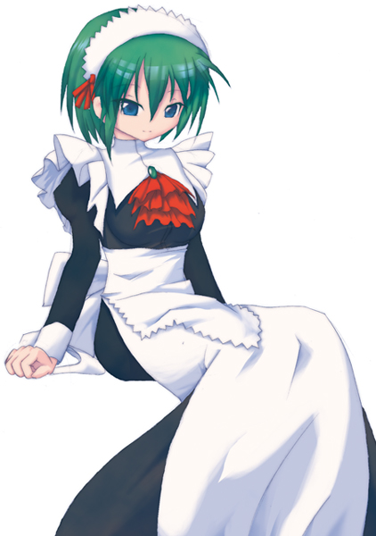 hexa, iwasaki minami, lucky star, tagme, 00s, maid, sitting
