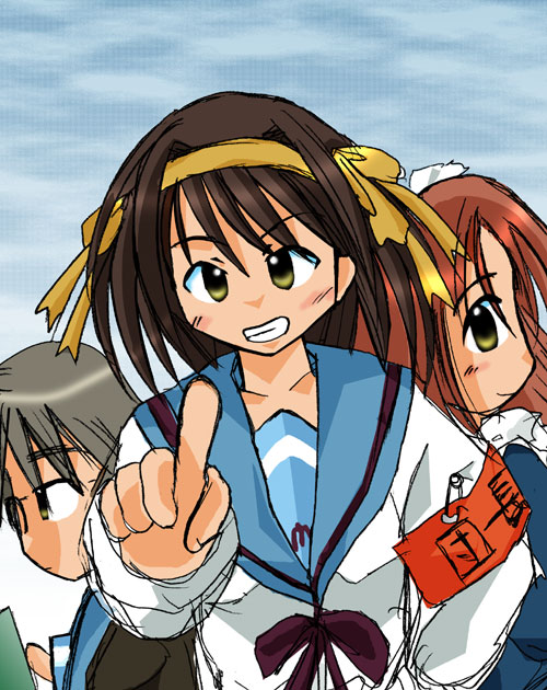 asahina mikuru, nagato yuki, suzumiya haruhi, suzumiya haruhi no yuuutsu, tagme, 00s