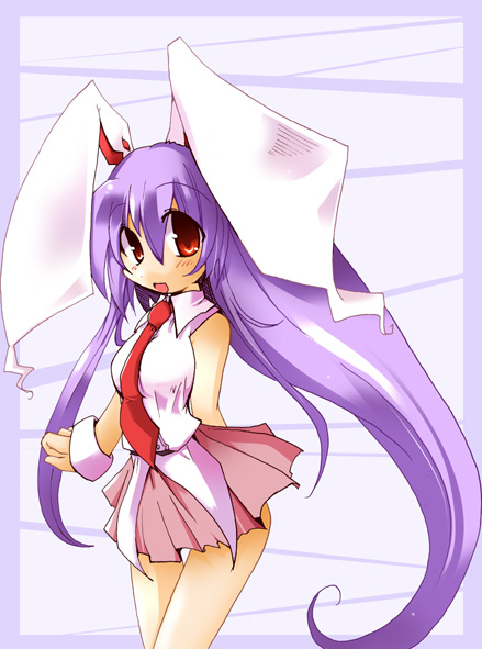 reisen udongein inaba, touhou, tagme, 1girl, animal ears, female focus, rabbit ears, solo, standing