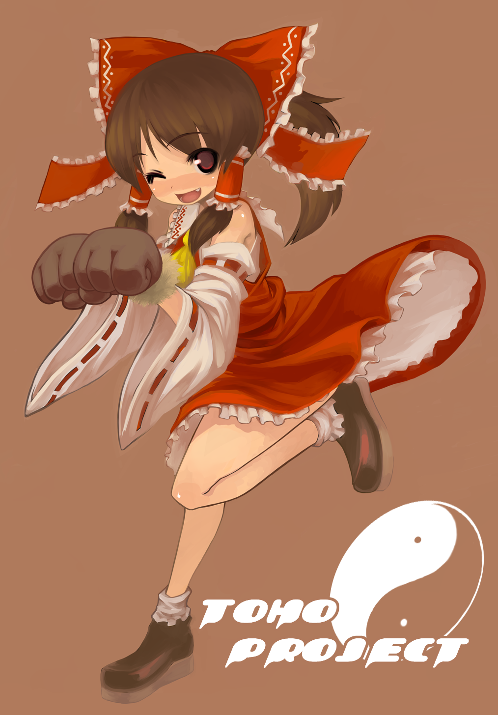 hakurei reimu, touhou, highres, tagme, 1girl, female focus, full body, solo