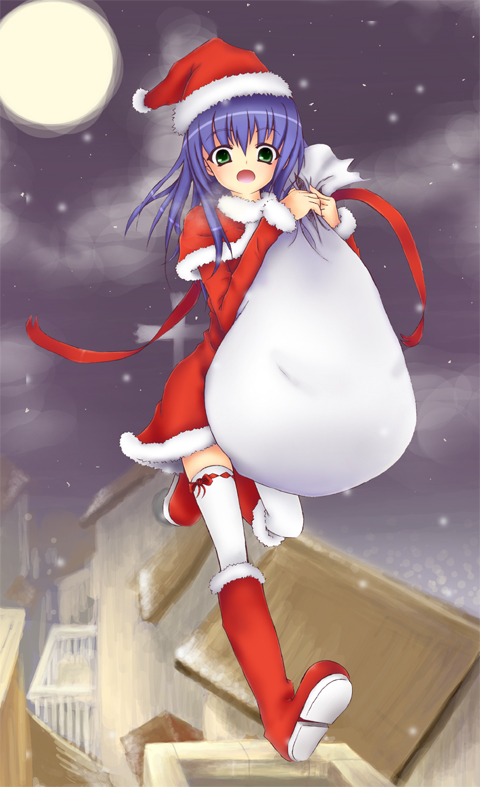 tagme, christmas, thighhighs