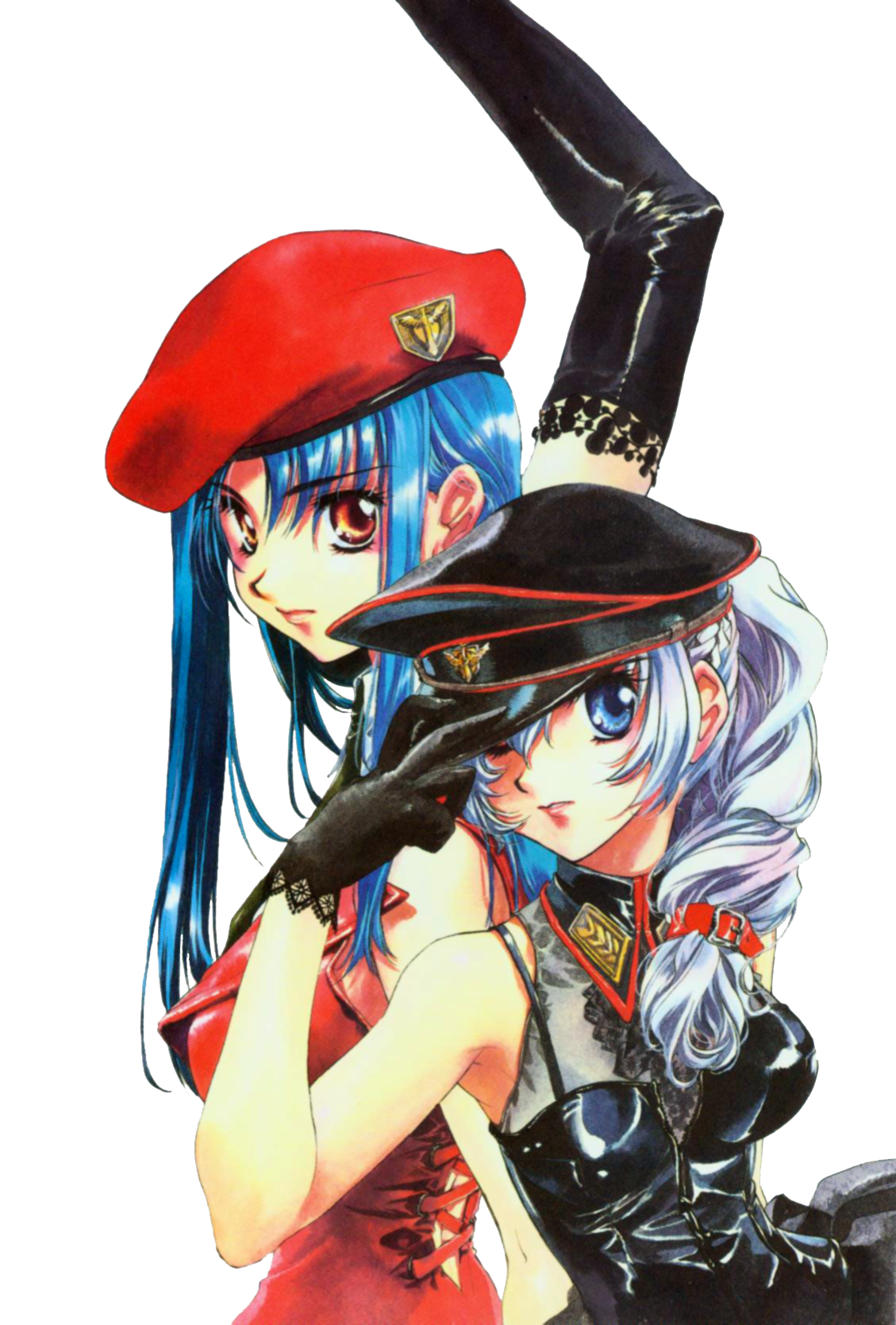 chidori kaname, teletha testarossa, full metal panic!, highres, tagme, 00s, 2girls, multiple girls
