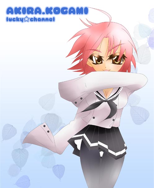 kogami akira, lucky star, tagme, 00s, school uniform, serafuku