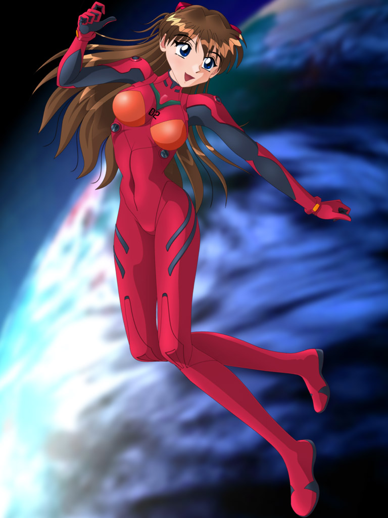 souryuu asuka langley, neon genesis evangelion, tagme, 1girl, breasts, female focus, mecha pilot suit, medium breasts, plugsuit (evangelion), solo