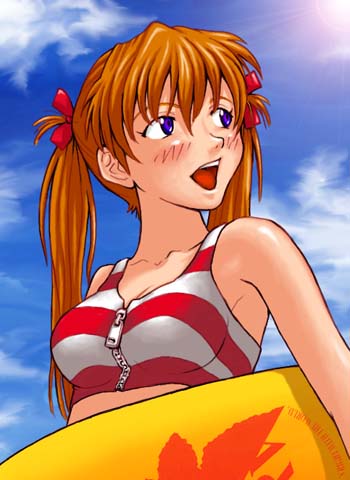 souryuu asuka langley, neon genesis evangelion, lowres, tagme, 1girl, breasts, female focus, medium breasts, solo
