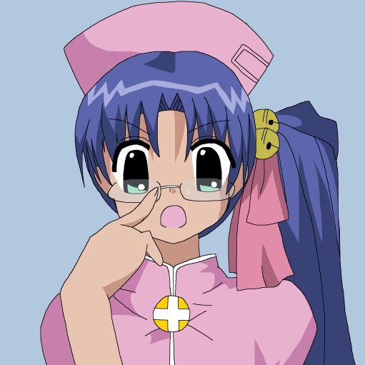 aoba kozue, midorikawa chiyuri, mahoraba, 00s, glasses, nurse