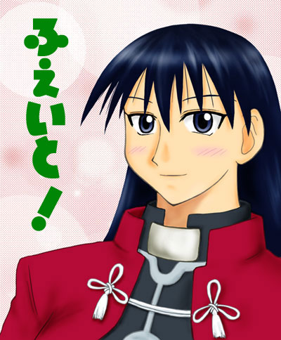 archer (fate), sakaki (azumanga daioh), azumanga daiou, fate/stay night, fate (series), lowres, 00s, crossover