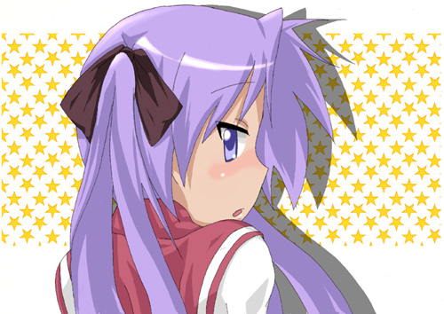 hiiragi kagami, lucky star, lowres, tagme, 00s, school uniform, serafuku