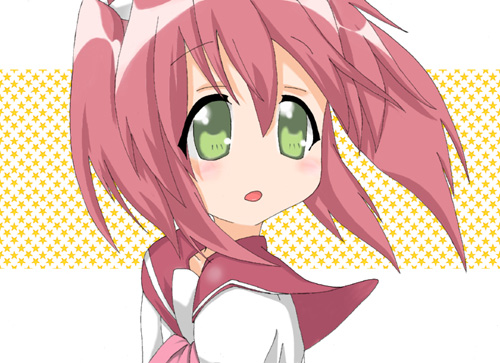 kobayakawa yutaka, lucky star, lowres, tagme, 00s, school uniform, serafuku