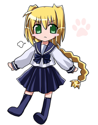 matsuba satsuki, mahoraba, lowres, tagme, 00s, school uniform, serafuku