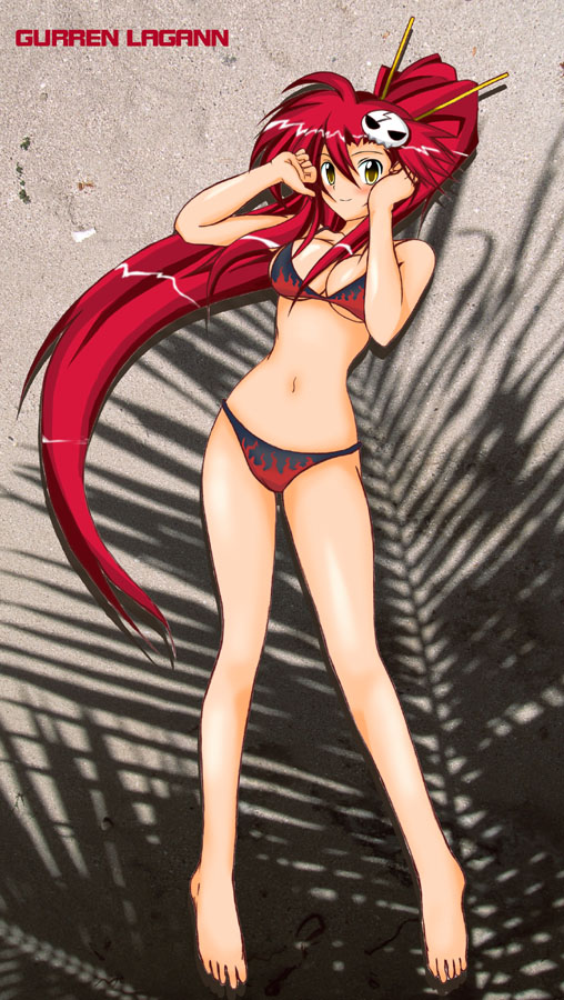 yoko littner, tengen toppa gurren lagann, tagme, 00s, panties, underwear