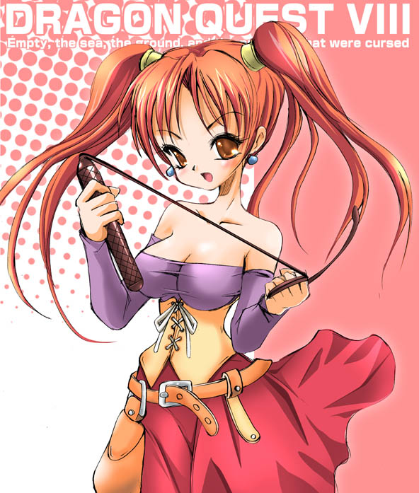 jessica albert, dragon quest, dragon quest viii, square enix, tagme, whip