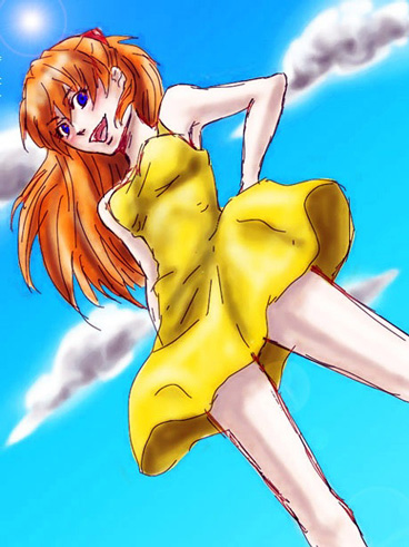 souryuu asuka langley, neon genesis evangelion, lowres, tagme