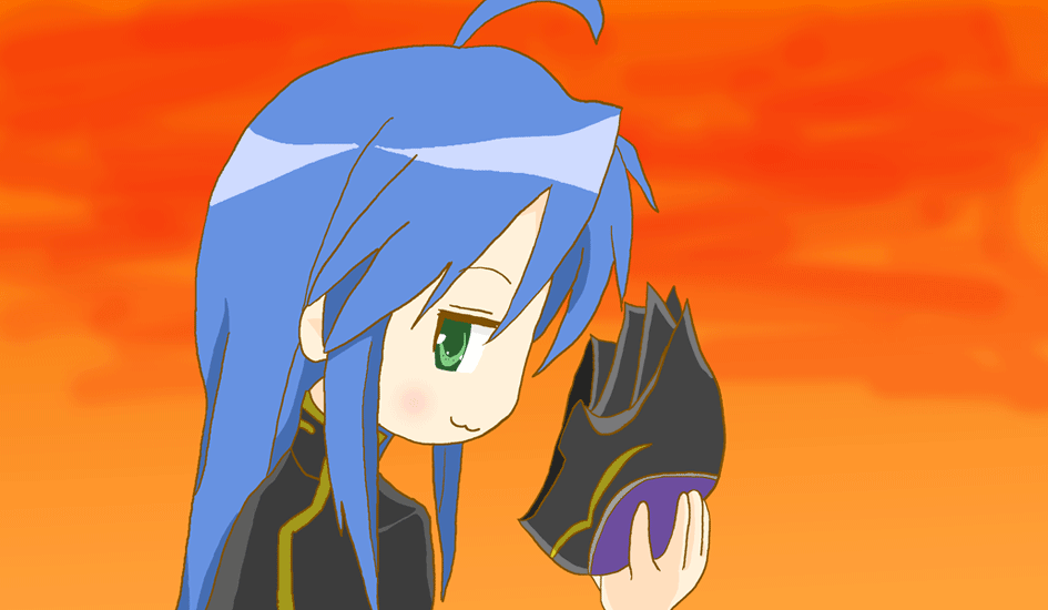 izumi konata, code geass, lucky star, tagme, 00s, crossover