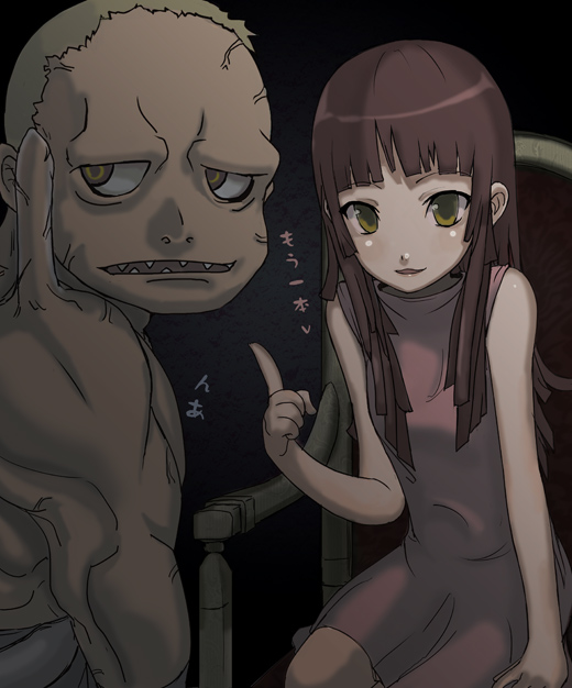 tea (nakenashi), dauf, riful, claymore (series), tagme, translation request, 00s, brown hair