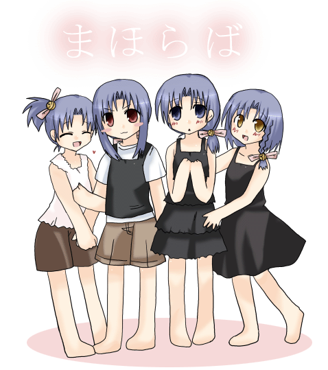 akasaka saki, aoba kozue, kanazawa nanako, konno natsume, midorikawa chiyuri, mahoraba, 00s