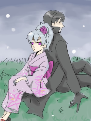 hei (darker than black), yin (darker than black), darker than black, lowres, tagme, 00s, japanese clothes, kimono