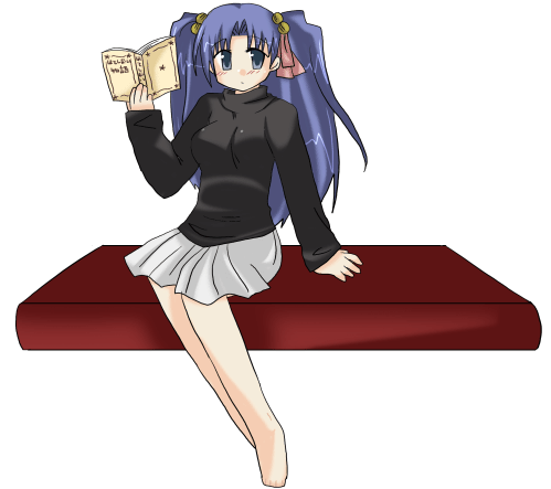 aoba kozue, konno natsume, mahoraba, lowres, tagme, 00s, school uniform, serafuku