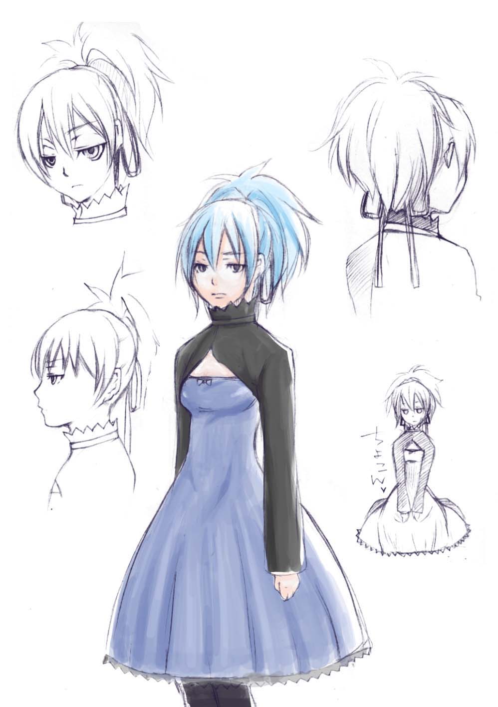 yin (darker than black), darker than black, highres, tagme, 00s, sketch