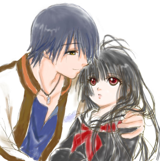 enma ai, ichimoku ren, jigoku shoujo, tagme, 00s, school uniform, serafuku