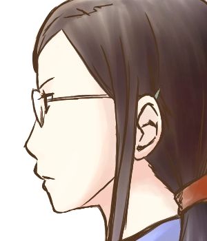 kirihara misaki, darker than black, lowres, tagme, 00s, glasses