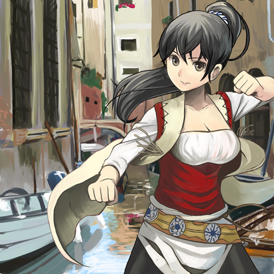 b-ginga, ellen carson, romancing saga 3, saga, tagme, black hair, clenched hand, ponytail
