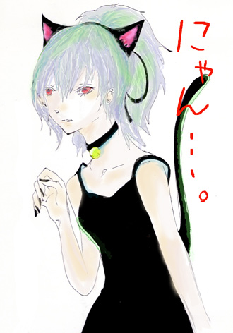 yin (darker than black), darker than black, lowres, tagme, 00s, animal ears, cat ears, cat tail, tail