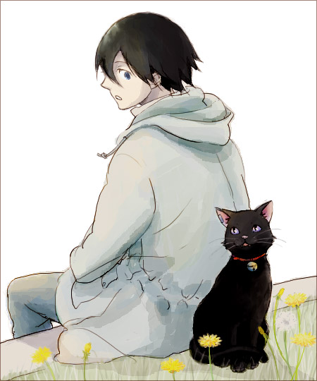 hei (darker than black), mao (darker than black), darker than black, tagme, 00s, black cat, cat