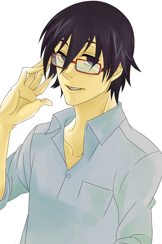 hei (darker than black), darker than black, tagme, 00s, glasses