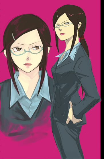 kirihara misaki, darker than black, tagme, 00s