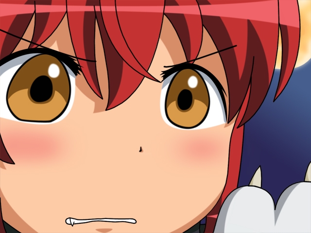 riza wildman, kaibutsu oujo, tagme, gununu (meme), meme, orange eyes, parody, red hair