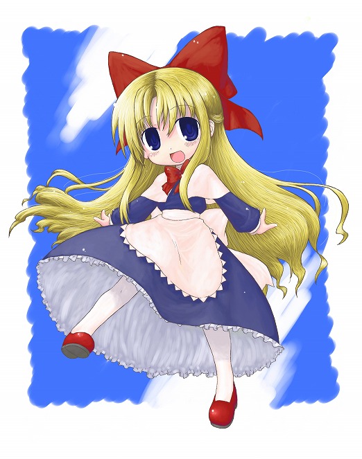 kasema, kasema yukinari, shanghai doll, touhou, 1girl, female focus, full body, pantyhose, solo