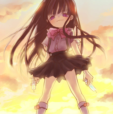 furude rika, higurashi no naku koro ni, lowres, tagme, 00s, injection