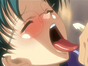 seifuku shoujo, animated, animated gif, lowres, 00s, 1boy, 1girl, air bubble, bubble, cum, cum bubble, cum in mouth, cum on body, cum on eyewear, ejaculation, facial, fellatio, glasses, hetero, open mouth, oral