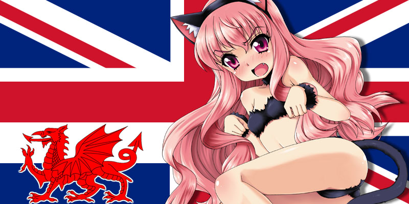 hotori (sion), louise francoise le blanc de la valliere, zero no tsukaima, 00s, 1girl, animal ears, cat ears, dragon, female focus, solo, union jack, united kingdom