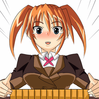 teana lanster, lyrical nanoha, mahou shoujo lyrical nanoha, mahou shoujo lyrical nanoha strikers, lowres, 00s, 1girl, board game, female focus, mahjong, playing games, solo