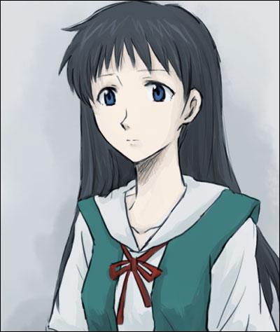 ikari shinji, neon genesis evangelion, gender request, lowres, tagme, genderswap, school uniform, serafuku