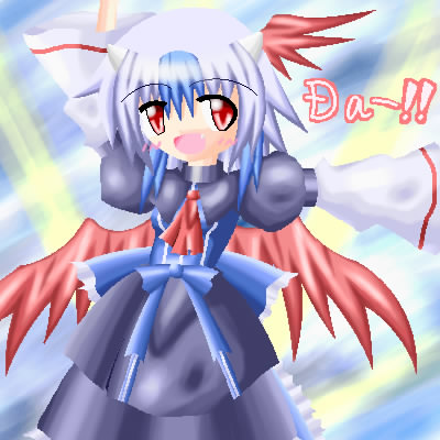 tokiko (touhou), touhou, lowres, 1girl, bad anatomy, female focus, head wings, multicolored hair, poorly drawn, solo, wings